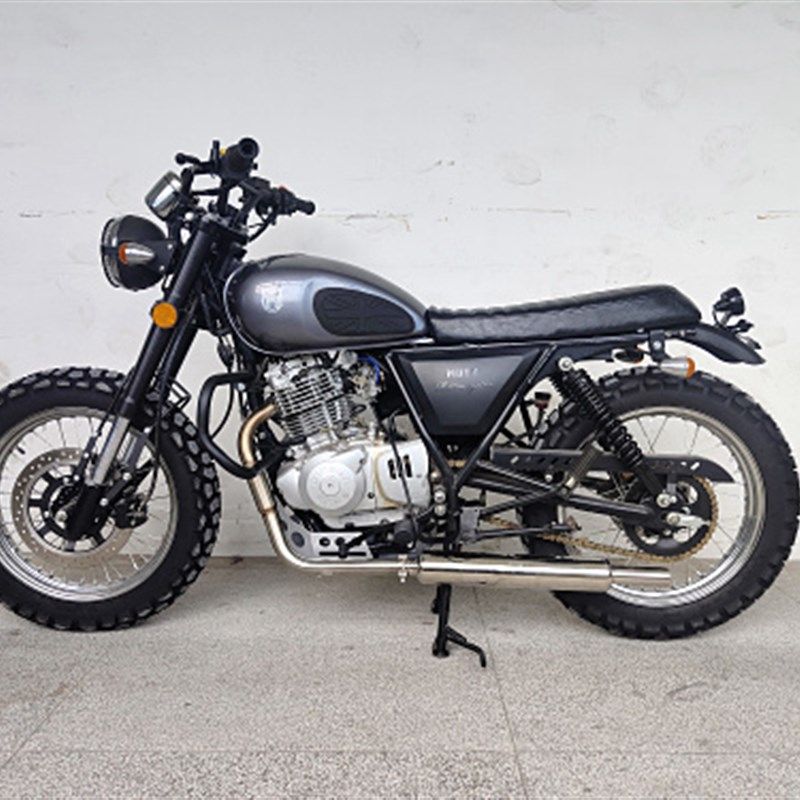 适用大脚怪攀爬左排静音鱼雷排气管 游侠250黑7左侧不锈钢消声器