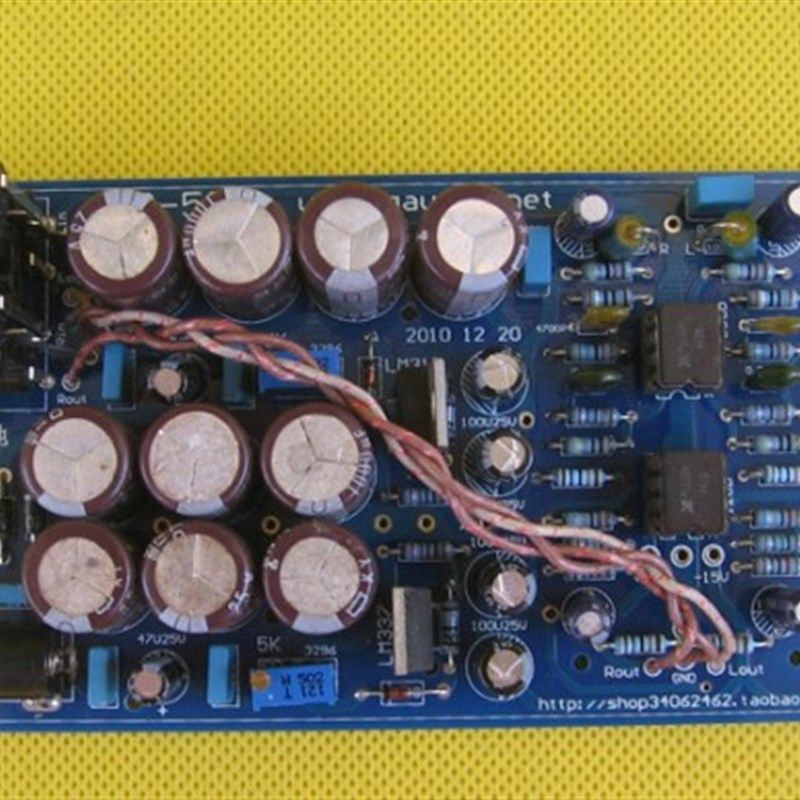 LP黑胶唱机MM 动磁式负反馈衰减式唱头放大器 47db放大输出 LG50C