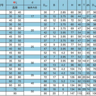 带扣环双轴承双切边法兰带座轴承座组件固定座BGCBB6203ZZ BFP21