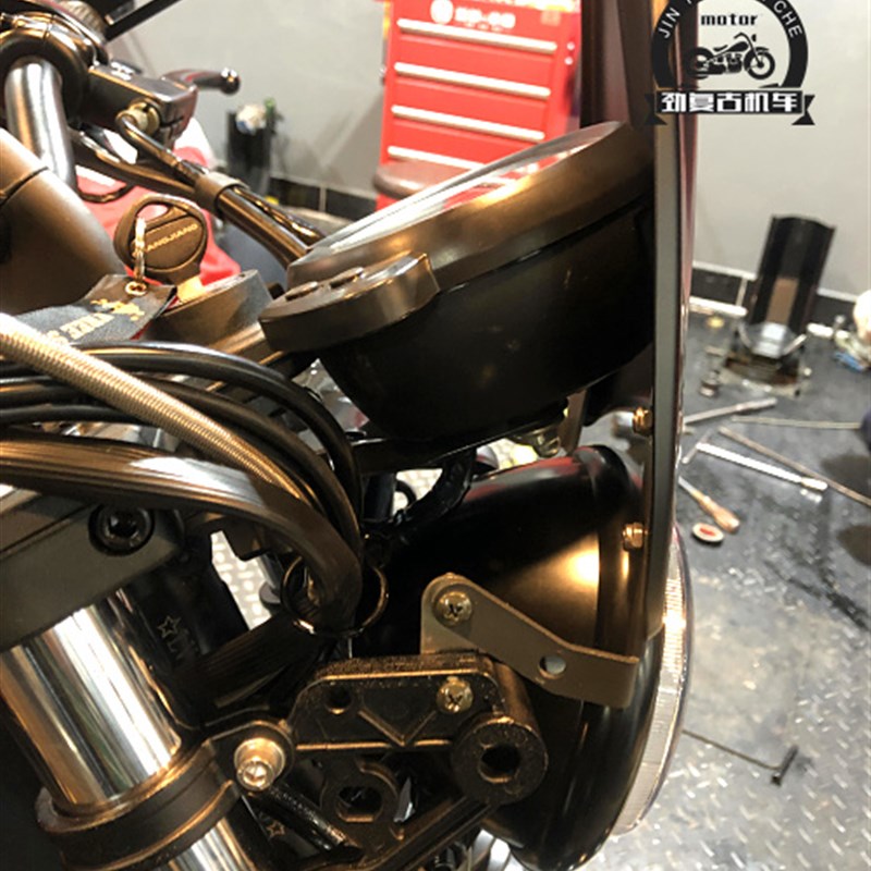 适用于赛科龙RA2前挡风/风挡 宗申250改装挡风玻璃/导流罩 灯罩网