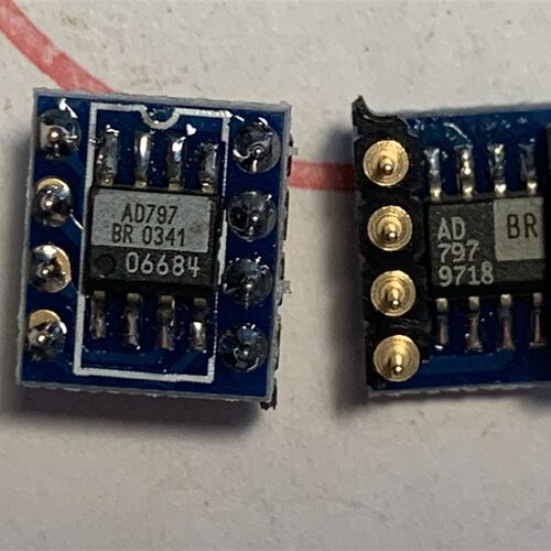 AD797BR X2单运放转双运放直插 = AD797BN 音频运放