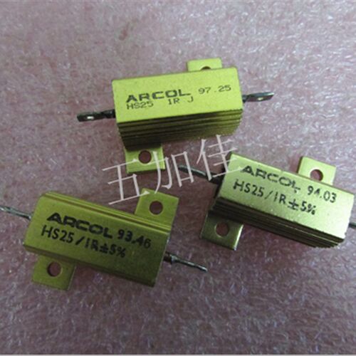 英国 HS25 1RJ 1R 25W 大功率铝壳电阻