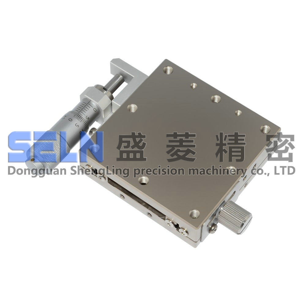 高精度X轴直线滚珠型LBX60-L手动位移平台千分尺微调滑台XSG60-CZ