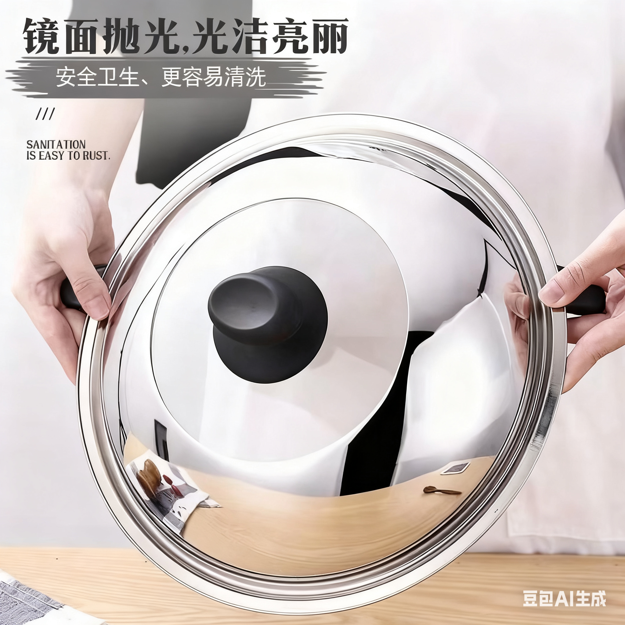 加高锅盖26CM28cm32可视加厚