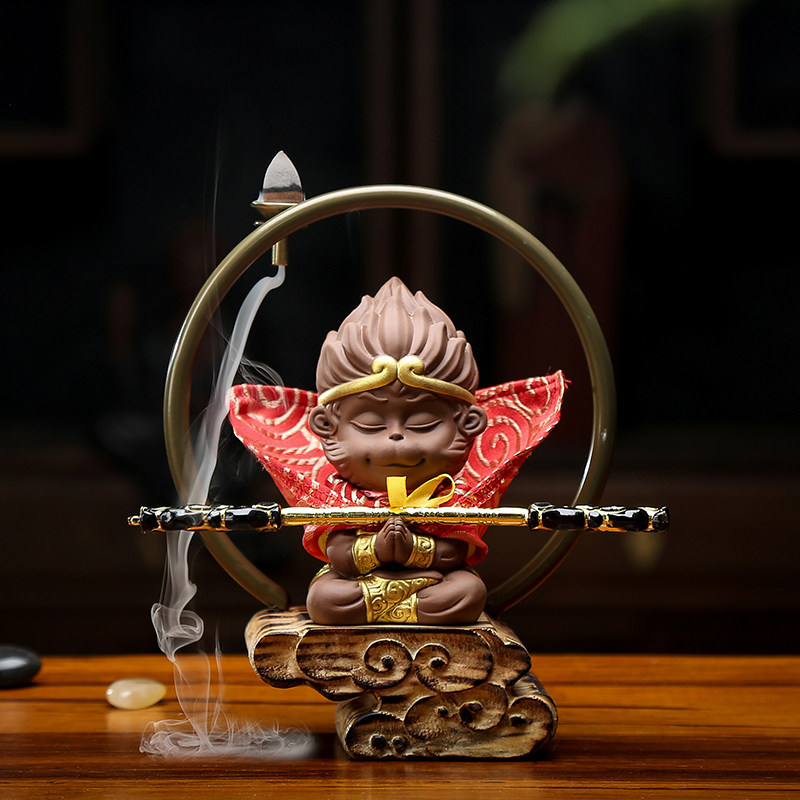 茶宠斗战胜佛齐天大圣美猴王悟空金箍棒精品创意紫砂茶道