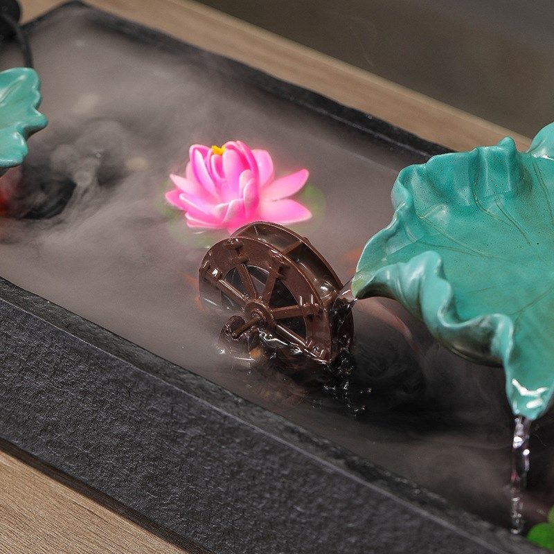 创意流水生财摆件桌面鱼缸循环水装饰客厅玄关办公室摆设开业礼品,家居饰品,装饰摆件,淘宝优惠券,粉丝福利购,淘宝优惠卷