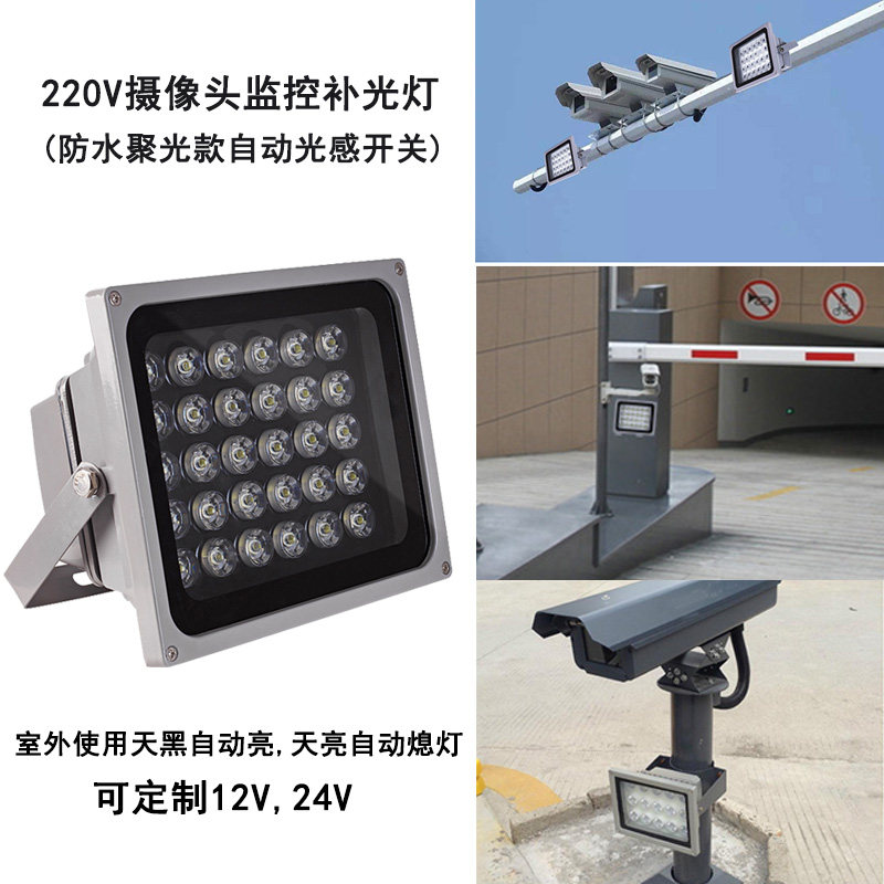 光控自动感应投摄像头道匣车库天黑自动亮