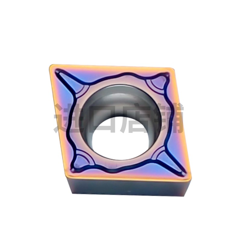 菱形数控刀片CCMT09T0不锈钢专用外圆刀粒0020内孔镗孔车刀片