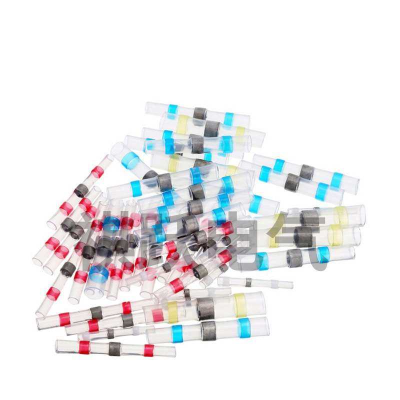 640PCS盒装防水焊锡环热缩中接管焊锡管组合热缩接线端子套装