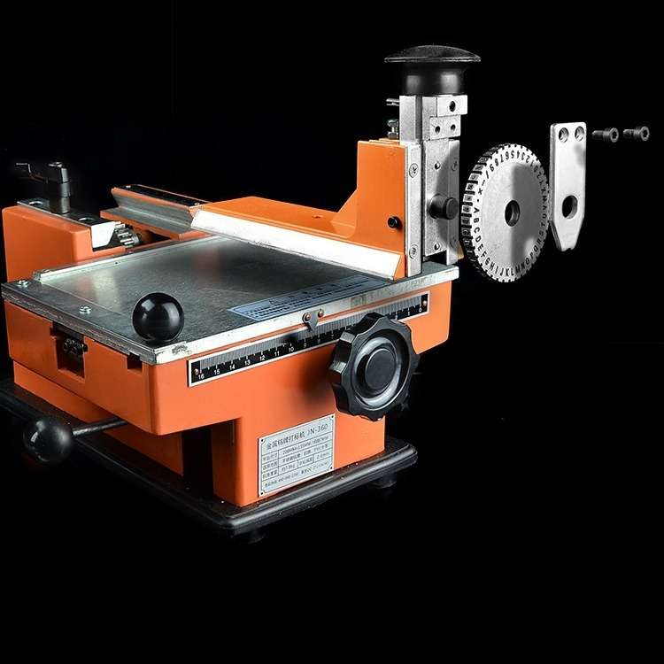 手动金属标牌打标机刻字快速小型不锈钢铝牌压字铭牌钢印打码机