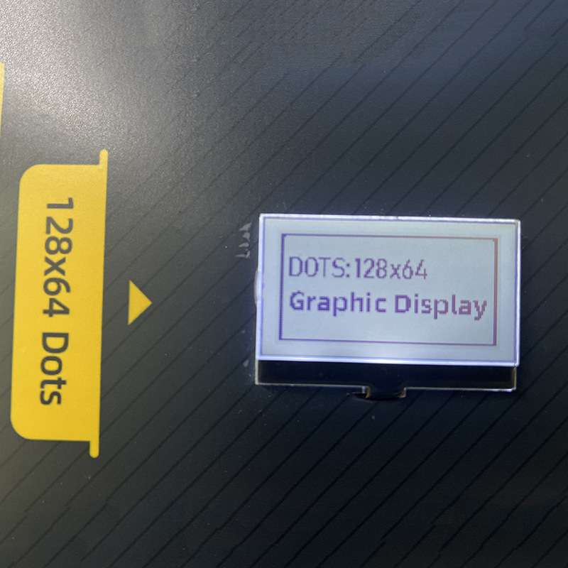 12864点阵屏LCD液晶显示屏电子数码黑白显示器仪表显示液晶显示模