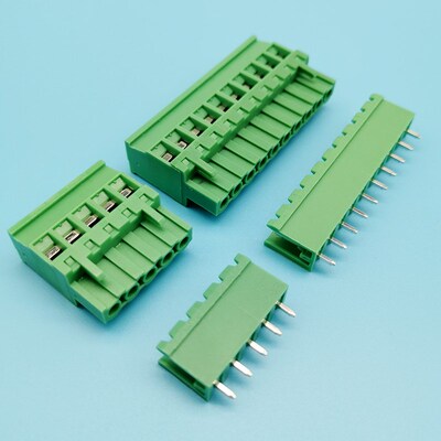 直立式插拔接线端子KF2EDGKA-5.08MM直针弯针 2P3P4P5P-12P环保