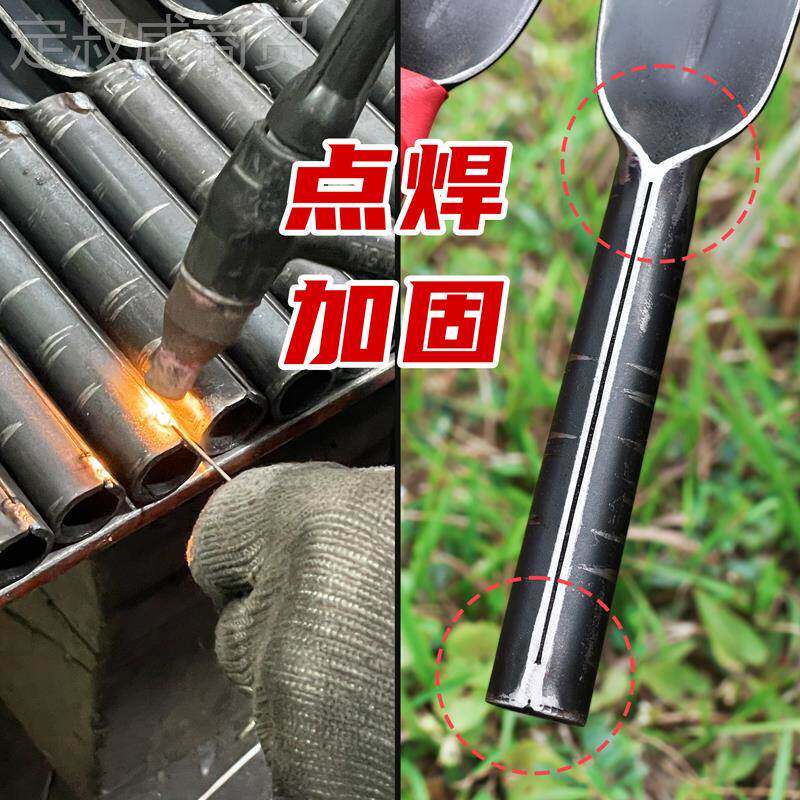 挖野菜花盆松土小铁铲柳叶花尖头移YFN苗挖蒜铲挖土铁锹园艺铲子
