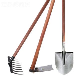 家用种菜专用锄除头三件种地YPW植套装农用铁工具大全锹草翻挖土