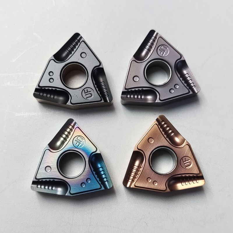 WKETEM数控刀片桃型开槽开粗WNMG080404 08R-UF L-UF桃形反刀钢件