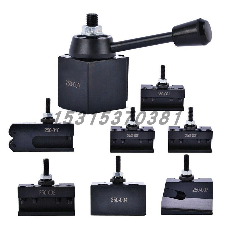 美式活塞式楔式快换车镗削一体五夹刀夹套装250-333444刀架高硬度