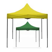 黄色四脚帐篷折叠展销活动市集帐篷广告3 3绿色摆摊帐篷苏州