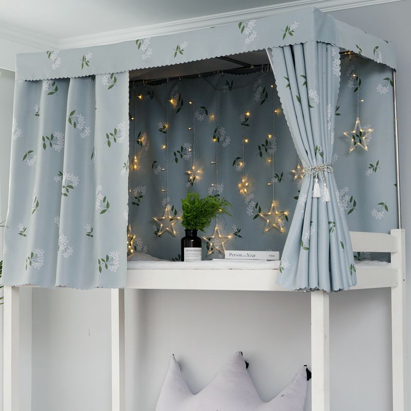 大学生寝室床帘下铺物p理遮光神器宿舍上铺女加厚窗帘小清新简约