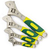 超大开口活扳手 可调式 活络扳手 中间塑胶手柄活口扳手 胜达工具