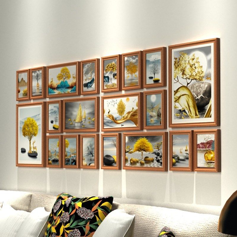 A6L出口实木照片墙装饰相框挂墙组合免打孔相册沙发背景公司相片,农机/农具/农膜,播种栽苗器/地膜机,淘宝优惠券,粉丝福利购,淘宝优惠卷
