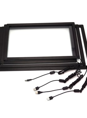 红外触摸屏框电视脑显示器定制外置USFB感应框LED拼接加装触控框