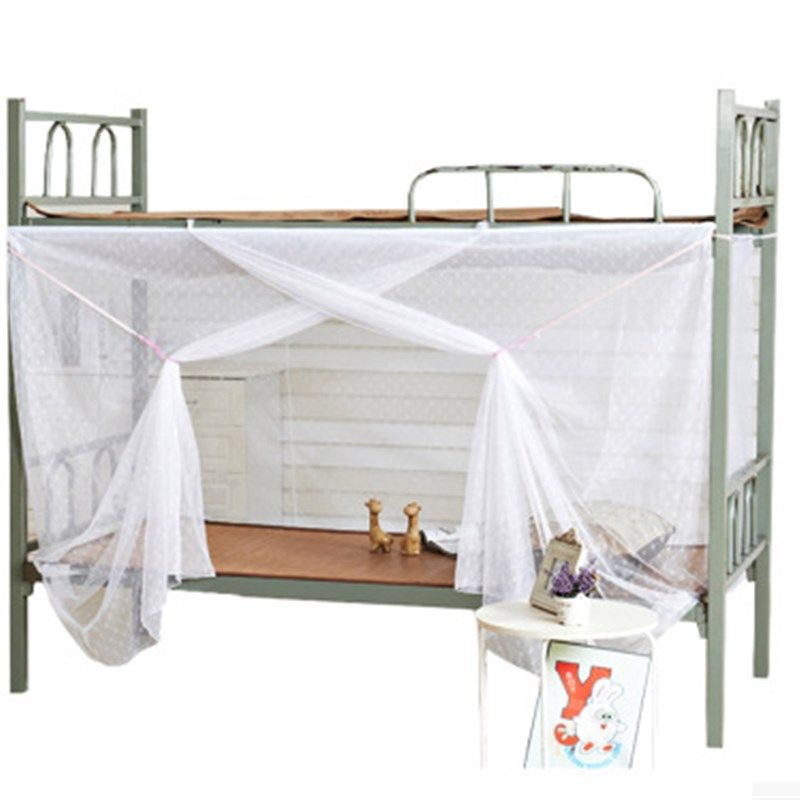 家用蚊帐老式梅花加密学生下铺1.0m床寝室上下床宿舍1.5米1.8m1.2