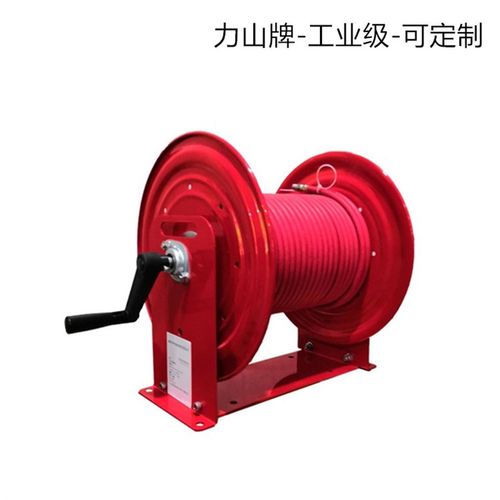 小型手摇工业光纤卷筒电线自动伸缩收线器电动电缆220 cable