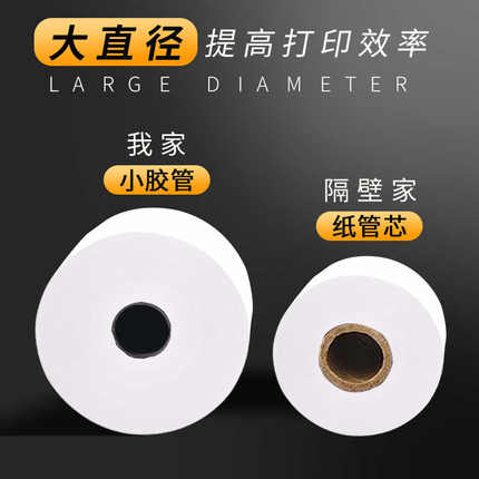 热敏收银纸80x80小票8080x60收银机8060打印纸80mm小卷美团外卖57