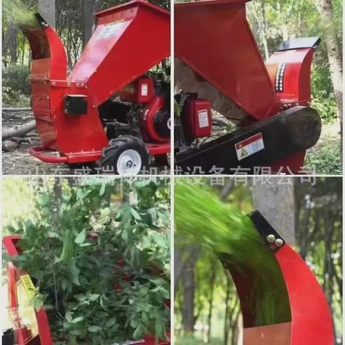 碎枝机果园树枝粉碎机柴油汽电多功能移动粉碎园林树木秸秆碎木机