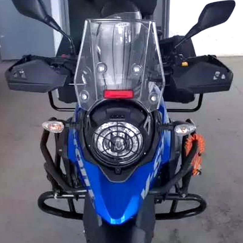 dl250大灯罩大灯防护网大灯护罩DL250改装配件不锈钢大灯罩