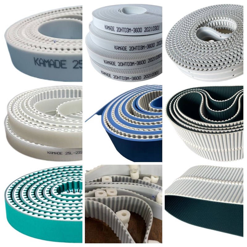 聚氨酯钢丝接驳同步带Sk5M1120 1125 1130 1135 STD5M带白色PU配