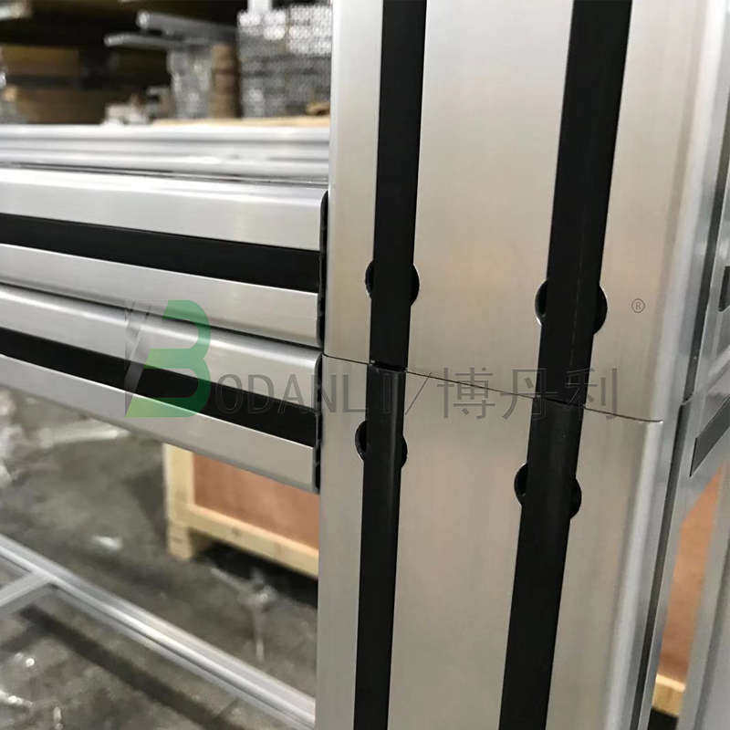 荆腾优质铝工业铝型材8080欧标支架框架铝合金型材 流水线铝材