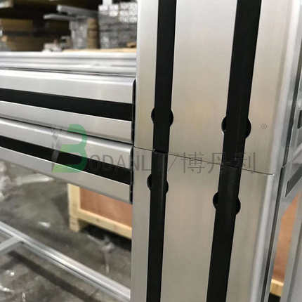 荆腾优质铝工业铝型材8080欧标支架框架铝合金型材 流水线铝材