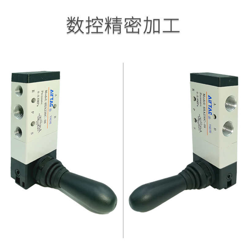 亚德客弹簧复位4HA210/310/230C/330C/230E/330E-06/08/10 手动