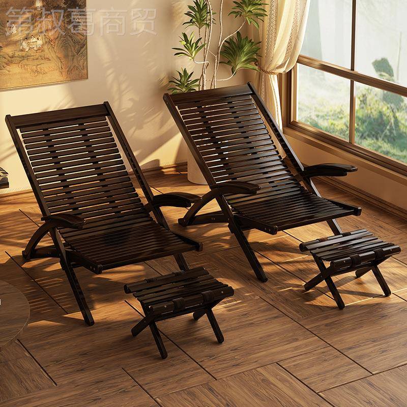 躺人椅便携折叠用GUG椅子午休阳台家用休闲式懒逍遥椅客厅坐躺两