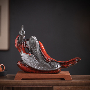 中式禅意历史人物陶瓷工艺品老子像摆件教师书房博古架装饰品礼品