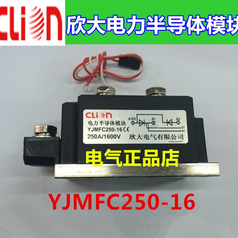 clion/NNC欣大电力半导体模块YJMFC250-16 YJ250A1600V风冷压接型