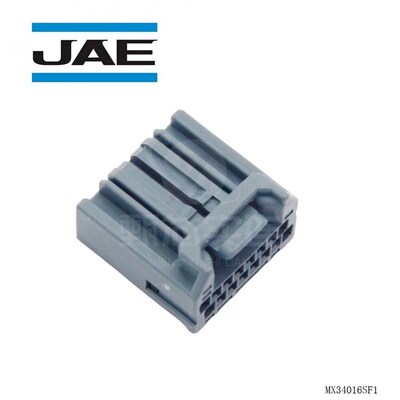 JAE 航空电子MX34016SF1 汽车连接器 线束插头16P胶壳 原装现货