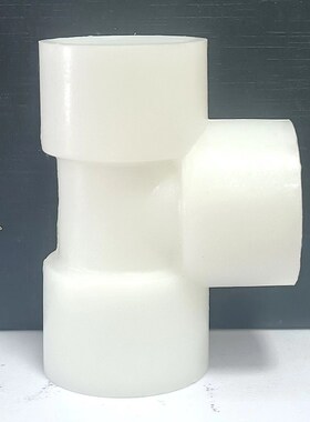 管道配件材质白色直角塑料接头DN15DN20/25GRPP耐腐蚀优质 PP三通