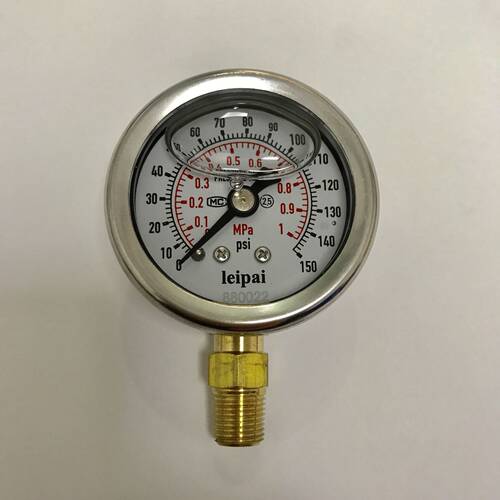 小防震压力表 直径47mm 压力1mpa 150psi 螺纹ZG1/8 PT1/8 径向