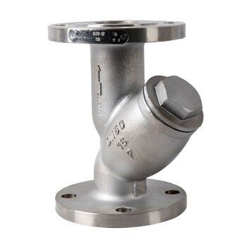 304 不锈钢法兰过滤器 不锈钢Y型过滤器GL41W-16P DN50 DN65 DN80