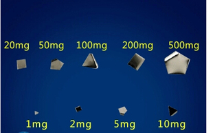 1mg2mg5mg10mg20mg50mg100mg 电子天平毫克片码 F1级不锈钢砝码 法码