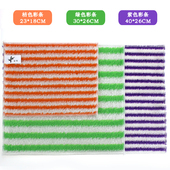 南竹一代植物纤维洗碗巾小黑竹标签厨房不沾油洗碗布双层加大加厚