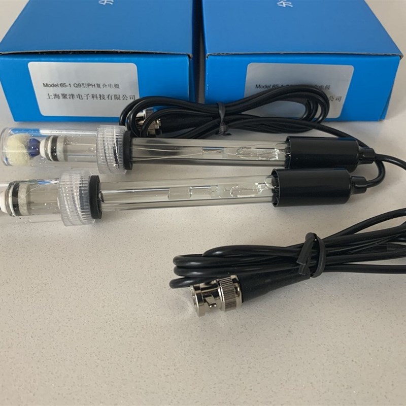 上海产高品质65-1玻璃复合电极玻璃ph电极玻璃PH电极