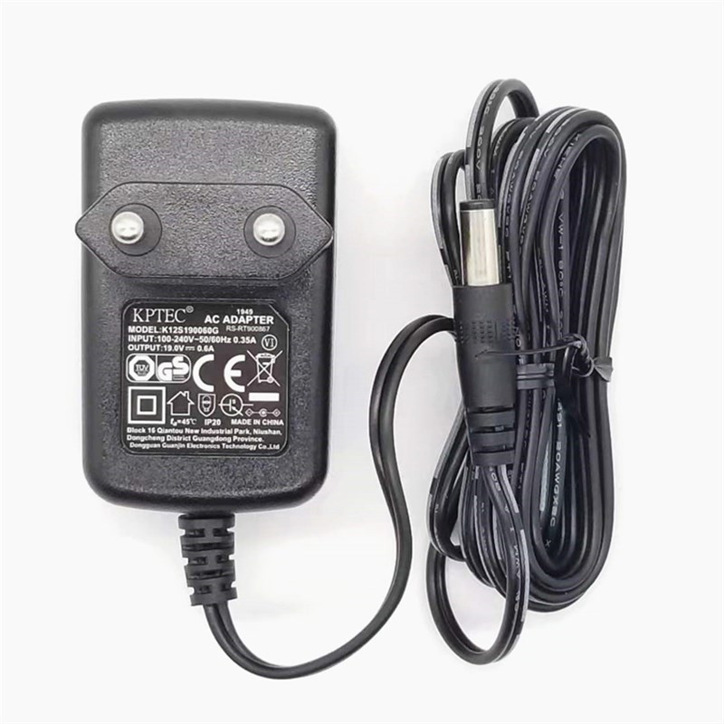 美的吸尘器电源线适配器R1-L051B扫地机器人DC 19V0.6A1A充电器线