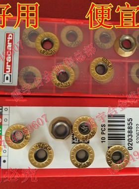 杜龙卡浦数控铣刀片 RPMT1204-M-C DP5320 加工中心刀具 R6圆刀粒