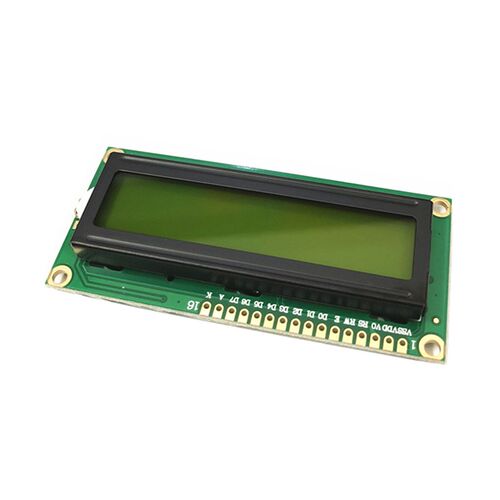 黄绿屏 1602液晶屏 LCD1602 LCD-1602-5V 5V 黑字体 带背光
