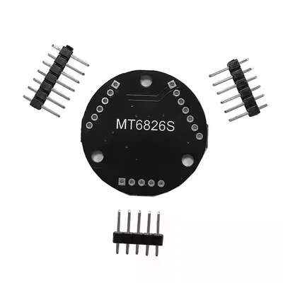 MT6826S 高精度高速磁性编码器磁感应角度测量传感器模块ABZ UVW