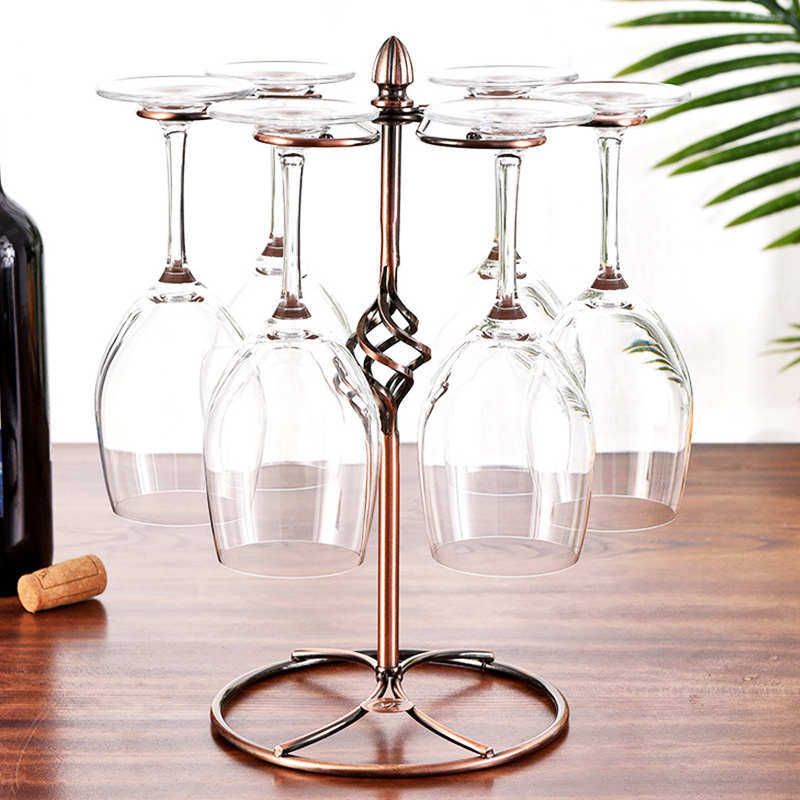 式红酒日式高脚杯家用红酒挂架杯杯架置免悬挂餐厅橱柜打孔架物