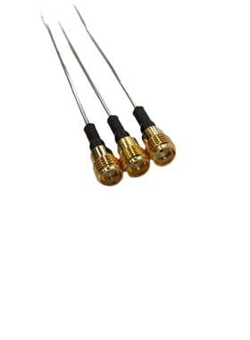 10G SMA母对母 SMA-KB2半钢SFT50-1 RF 射频同轴测试线RG047 10CM